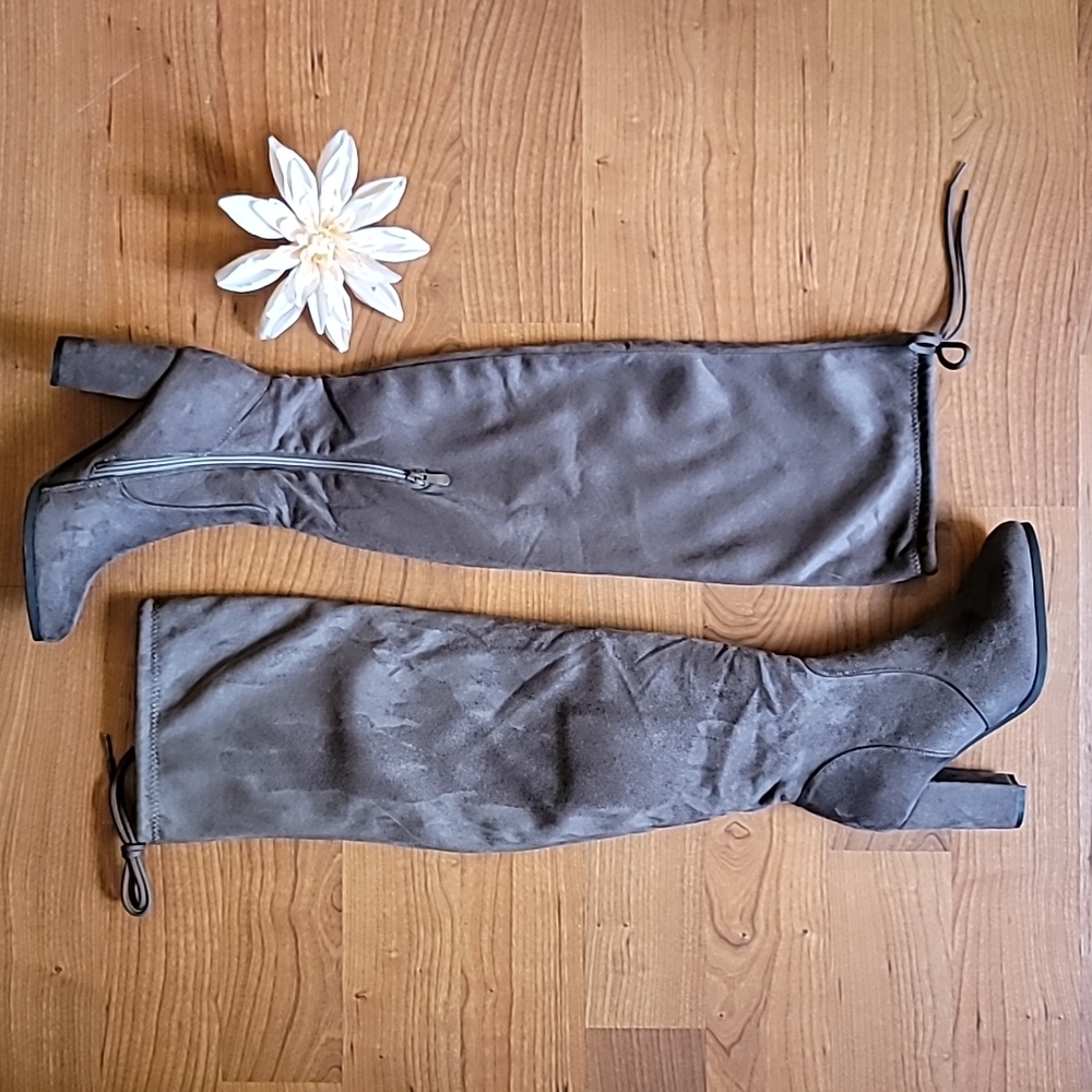 NEW! DREAM PAIRS Highleg Thigh High Over The Knee Boots Block Heel